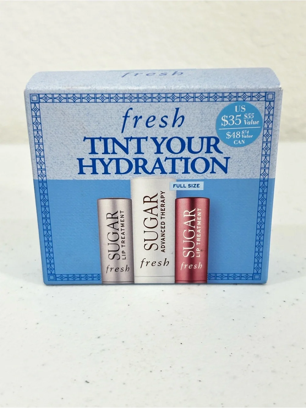 fresh | Sugar Lip Treatment Trio | Tint Your Hydration | Full Size | NWT